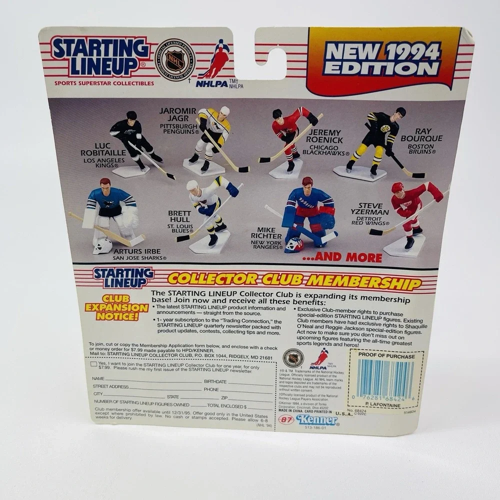 Starting Lineup NHL Buffalo Sabers Pat LaFontaine 1994 Edition